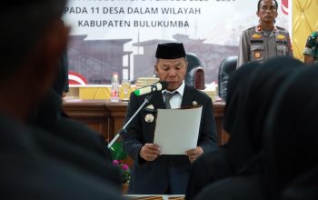 55 Anggota BPD Dilantik, Bupati Andi Utta Tekankan Sinergi Bangun Desa