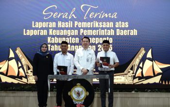 Jeneponto Kembali Raih WTP, Bupati Paris Yasir: Bukti Komitmen Tata Kelola Keuangan yang Transparan