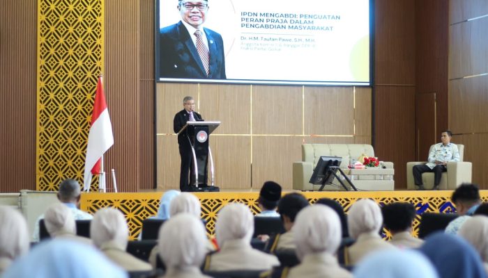 Taufan Pawe Berbagi Ilmu di IPDN Sulsel, Tekankan Integritas dan Tata Kelola Pemerintahan