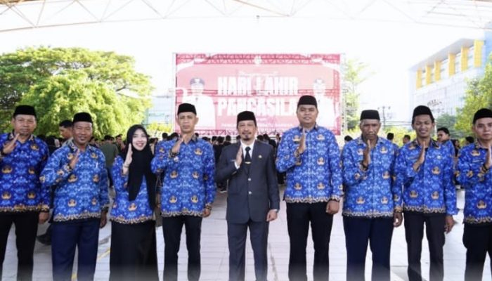 Camat Tamalanrea Hadiri Upacara Hari Lahir Pancasila 2026, Perkuat Semangat Persatuan dan Kebangsaan