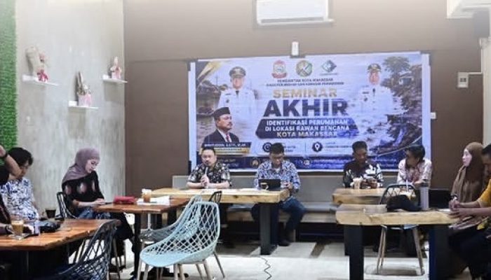 Disperkim Makassar Gelar Seminar Akhir Identifikasi Perumahan di Lokasi Rawan Bencana