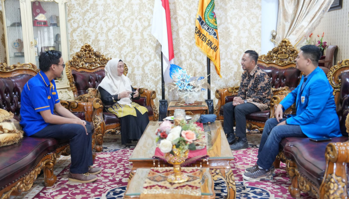 Jelang Musda XVI, KNPI Sinjai Temui Bupati Ratnawati Arif