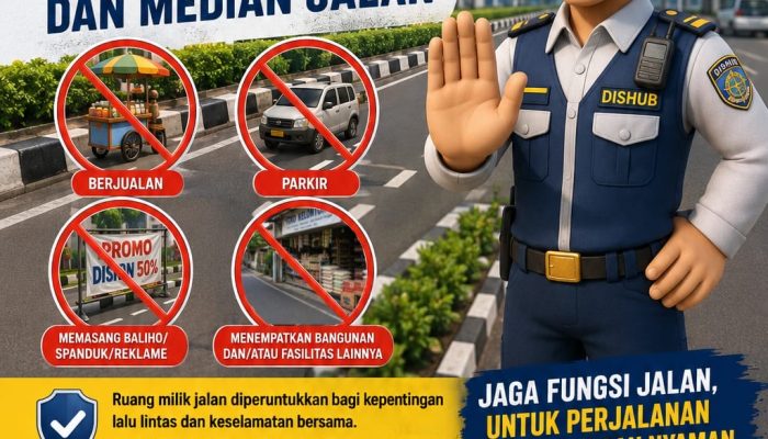 Dishub Jeneponto Imbau Masyarakat Tidak Memanfaatkan Bahu Jalan demi Keselamatan Berlalu Lintas