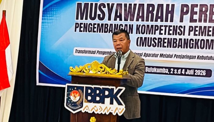 Bupati Andi Utta Bandingkan Kinerja ASN dan Swasta di Musrenbangkom BPSDM Kemendagri