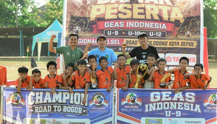 Konsisten Bina Talenta Muda, Bank Sulselbar FC U-10 Raih Gelar Juara GEAS Sulsel 2026