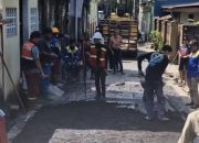 DPU Makassar Tindak Lanjuti Aduan Lontara+, Lakukan Penambalan Jalan di Jl. Harimau