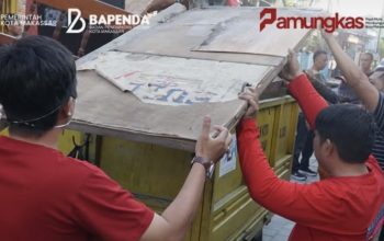 Kerja Bakti Bersama, Bapenda Makassar Dukung Penilaian Lomba Kelurahan Berprestasi 2026