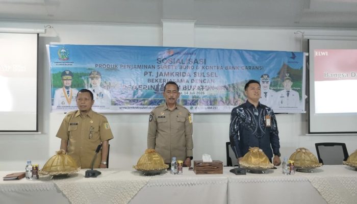 Sekda Buka Sosialisasi Produk Jamkrida, Dorong Penguatan Fondasi Ekonomi Daerah