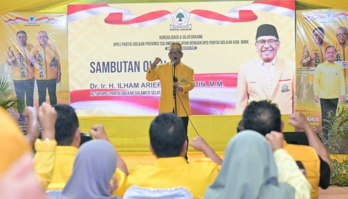 Disambut Ribuan Kader Golkar, IAS Optimis Kejayaan Masa Lalu Golkar Kembali Direbut di Kabupaten Bone