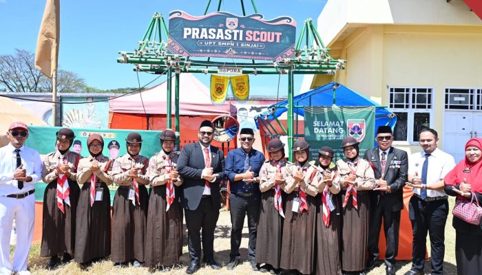 Ketua Kwarcab Pramuka Kunjungi Lokasi Perkemahan Sinjai Utara