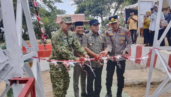 Empat Jembatan Garuda Merah Putih Rampung di Wajo, TNI Perkuat Akses dan Mobilitas Masyarakat