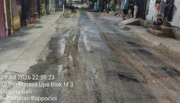 Pekerjaan Jalan di Minasa Upa Sempat Disoroti, Ini Penjelasan Dinas PU Makassar 