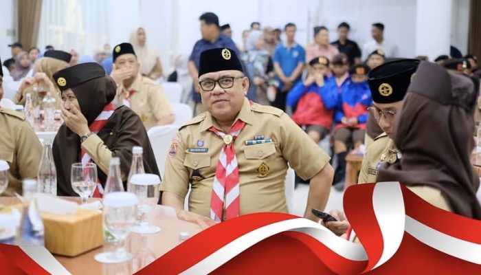 Kepala DPMPTSP Makassar Hadiri Pelepasan Kontingen Jambore Nasional XII, Tegaskan Dukungan bagi Pembinaan Generasi Muda