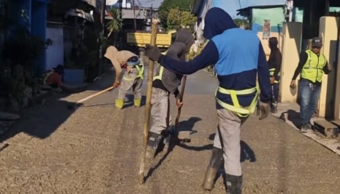 Dinas PU Makassar Laksanakan Rekonstruksi Jalan Beton di Jl. Tidung 6 untuk Tingkatkan Kualitas Infrastruktur