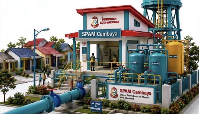 SPAM Cambaya Perluas Akses Air Bersih, Dinas PU Makassar Dorong Layanan Berkelanjutan