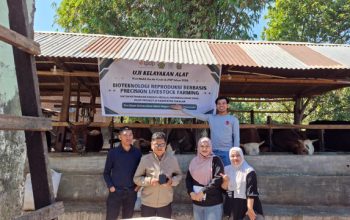 Tim Riset UIN Alauddin Makassar Uji Teknologi SITURU untuk Pemantauan Kesehatan dan Reproduksi Sapi di Takalar