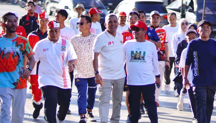 Bupati Jeneponto Buka Jalan Sehat Bahagia Semarakkan HUT ke-81 Kemerdekaan RI