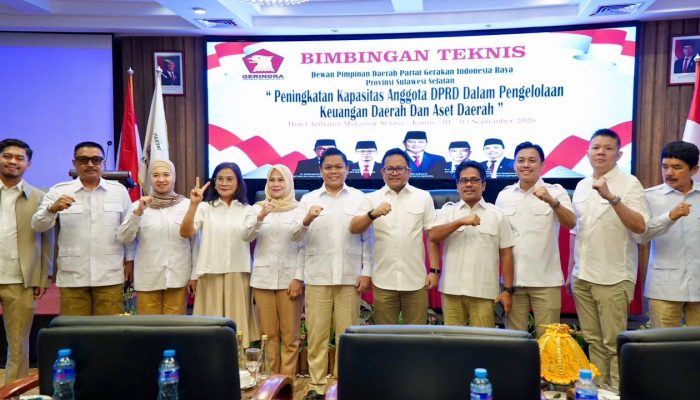 Yasir Machmud Dorong Legislator Gerindra Melek Keuangan Daerah