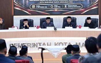 BPKAD Makassar Ikuti Paripurna Penandatanganan Kesepakatan Perubahan KUA dan PPAS 2026