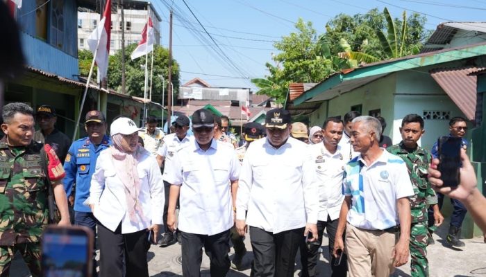 Kadis PU Dampingi Munafri Tinjau Pasar Pa’baeng-baeng Usai Terbakar