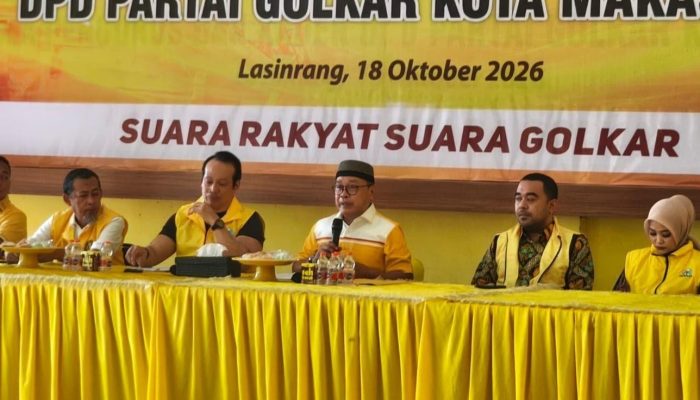 Supriansa Pimpin Rapat Perdana DPD II Golkar Makassar, Pengurus Diminta Bersatu Hadapi Musda