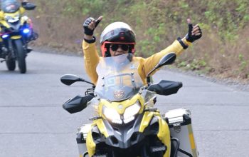 Ilham Arief Sirajuddin Naik Motor, Warnai Orientasi Golkar Sulsel di Malino