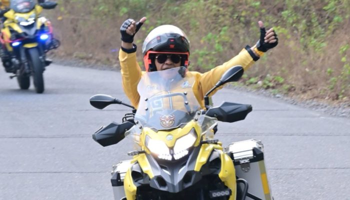 Ilham Arief Sirajuddin Naik Motor, Warnai Orientasi Golkar Sulsel di Malino
