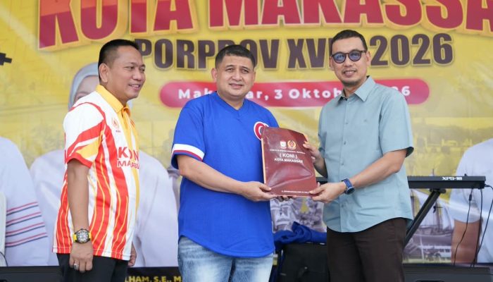 Launching Kontingen Porprov 2026, Munafri Tekankan Tekad Makassar Pertahankan Status Juara