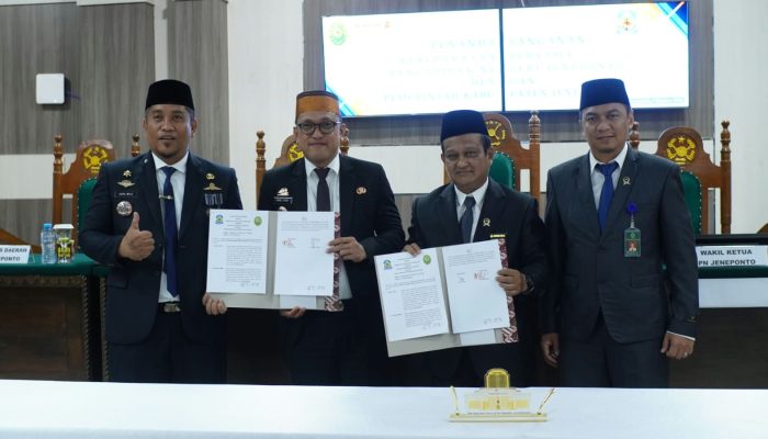 Pemkab Jeneponto dan Pengadilan Negeri Perkuat Kerja Sama untuk Akses Keadilan Masyarakat